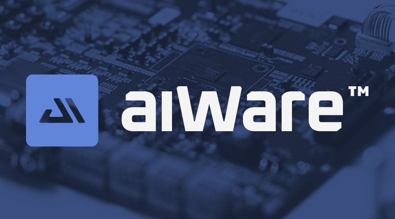The logo of aiWare