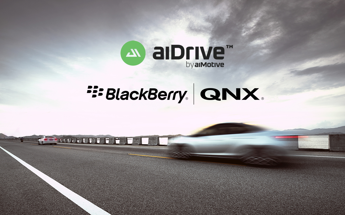 aiDrive ported to BlackBerry's QNX Neutrino RTOS 